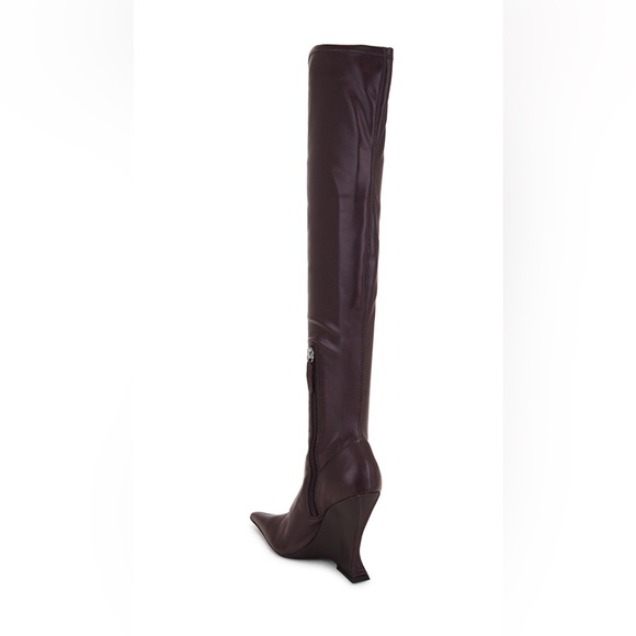 Sienna Over The Knee Cherry Wine Schutz Boots - Picture 10 of 13